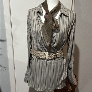 Free People wrap blouse